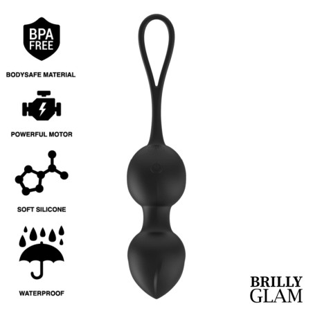 BRILLY GLAM - VIBRATING KEGEL BEADS CONTROL REMOTO