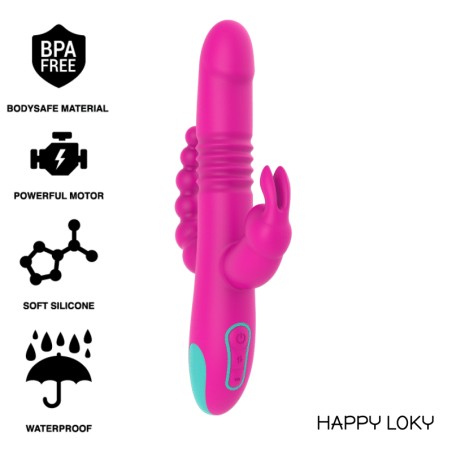 HAPPY LOKY - DONALD TRIPLE STIMULATION: ANAL, G-SPOT  CLITORIS + WATCHME REMOTE CONTROL