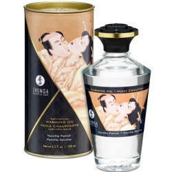 SHUNGA - FETISH VANILLA FLAVOR HEAT EFFECT MASSAGE OIL...