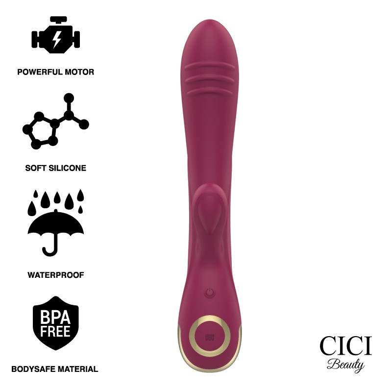 CICI BEAUTY- PREMIUM SILICONE RABBIT VIBRATOR