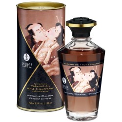 SHUNGA - MASSAGE OIL WITH HEAT EFFECT INTENSE CHOCOLATE...