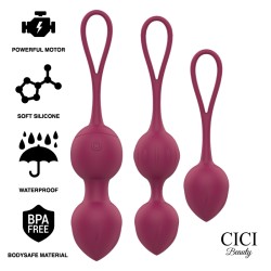 CICI BEAUTY- PREMIUM SILICONE 3 VIBRATING KEGEL BEADS...