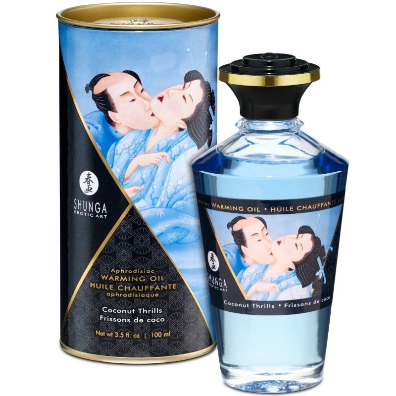 SHUNGA - COCONUT FLAVOR HEAT EFFECT MASSAGE OIL...