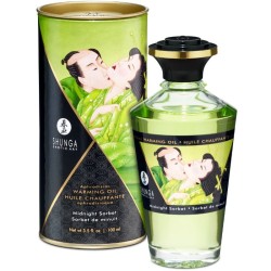 SHUNGA - MASSAGE OIL WITH HEAT EFFECT MIDNIGHT SORBT...