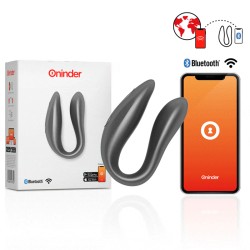ONINDER - LISBOA ESTIMULADOR PUNTO G  CLÍTORIS NEGRO -...