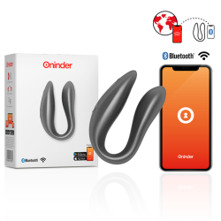 ONINDER - LISBOA ESTIMULADOR PUNTO G  CLÍTORIS NEGRO -... 2