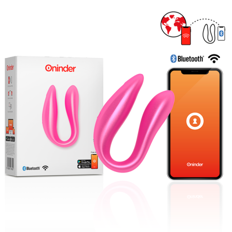 ONINDER - LISBOA ESTIMULADOR PUNTO G  CLÍTORIS ROSA - APLICACIÓN GRATUITA