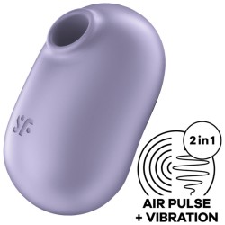 SATISFYER PRO TO GO 2 ESTIMULADOR Y VIBRADOR DOBLE - VIOLETA 2
