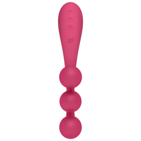 SATISFYER TRI BALL 1 MULTI VIBRADOR - ROJO