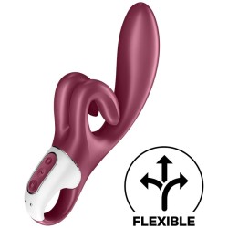 SATISFYER TOUCH ME VIBRADOR RABBIT - ROJO 2