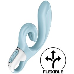 SATISFYER LOVE ME VIBRADOR RABBIT - AZUL 2