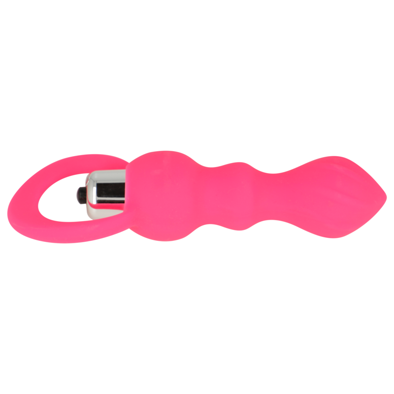 OHMAMA ESTIMULADOR ANAL CON VIBRACION 9 CM - ROSA