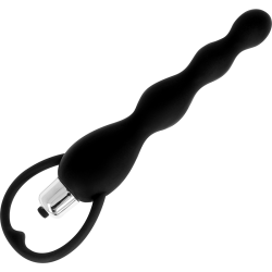 OHMAMA ESTIMULADOR ANAL CON VIBRACION - NEGRO 2