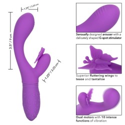 CALIFORNIA EXOTICS BUTTERFLY KISS FLUTTER VIOLETA 2