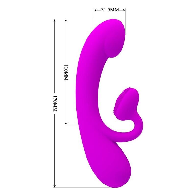 PRETTY LOVE - SINCERE SILICONE CLITORAL...