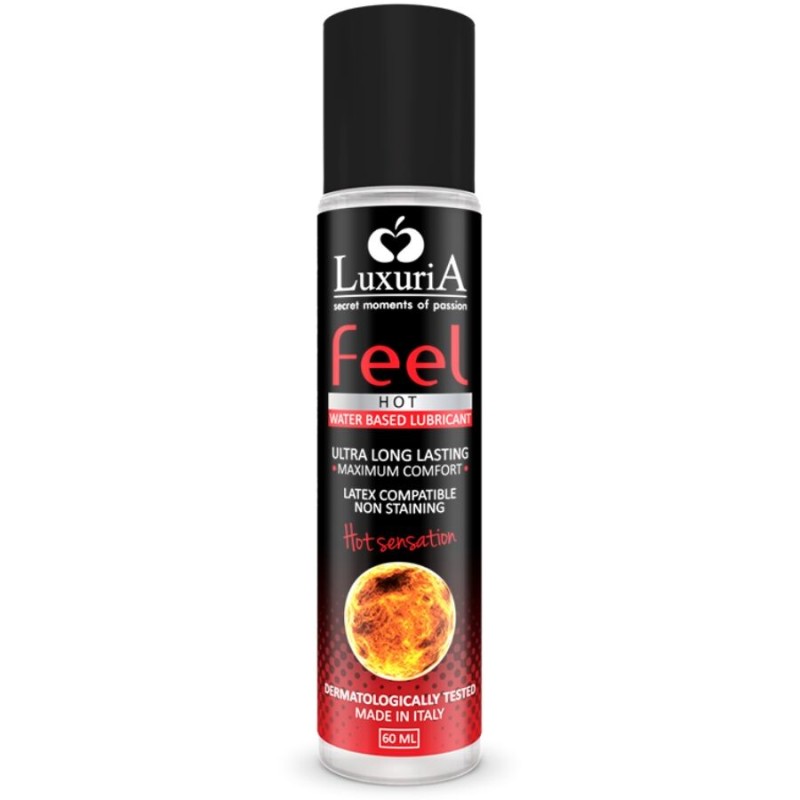 LUXURIA FEEL HOT SENSATION LUBRICANTE BASE AGUA...