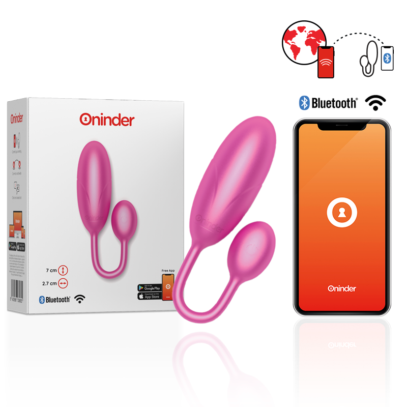 ONINDER - DENVER HUEVO VIBRADOR ROSA 7 X 2.7 CM...