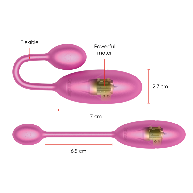 ONINDER - DENVER HUEVO VIBRADOR ROSA 7 X 2.7 CM...