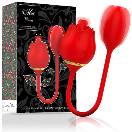 MIA - VIENA DOUBLE PLEASURE LICKING + HUEVO VIBRADOR