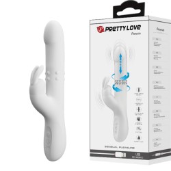 PRETTY LOVE - REESE VIBRADOR CON ROTACIÓN PLATEADO 2