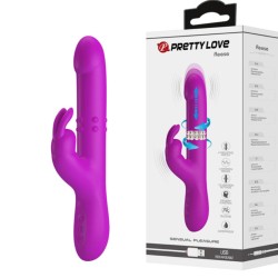 PRETTY LOVE - REESE VIBRADOR CON ROTACIÓN MORADO 2