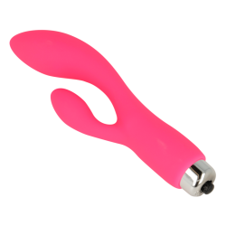 OHMAMA - VIBRADOR CON RABBIT 13 CM ROSA 2
