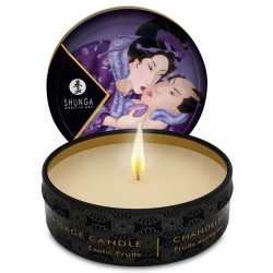 SHUNGA MINI CARESS BY CANDELIGHT VELA MASAJE FRUTAS...