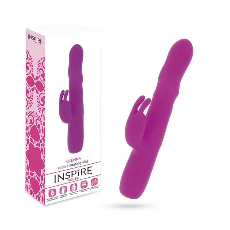 INSPIRE SENSE - GLENNA VIBRATOR RABBIT ROTADOR...