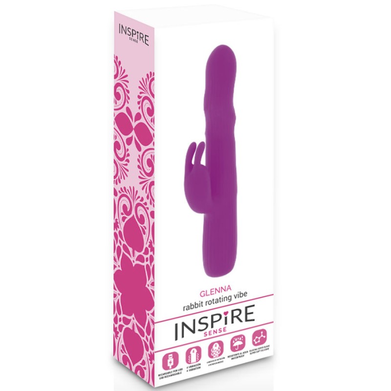 INSPIRE SENSE - GLENNA VIBRATOR RABBIT ROTADOR...