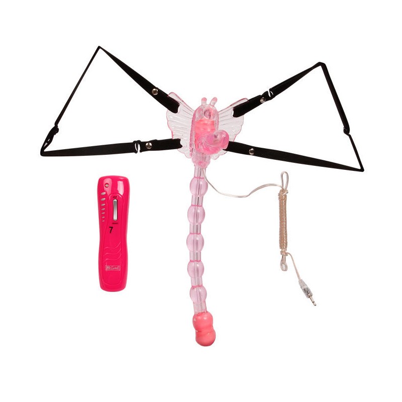 MARIPOSA ROSA TRIPLE ESTIMULACION 7 RITMOS
