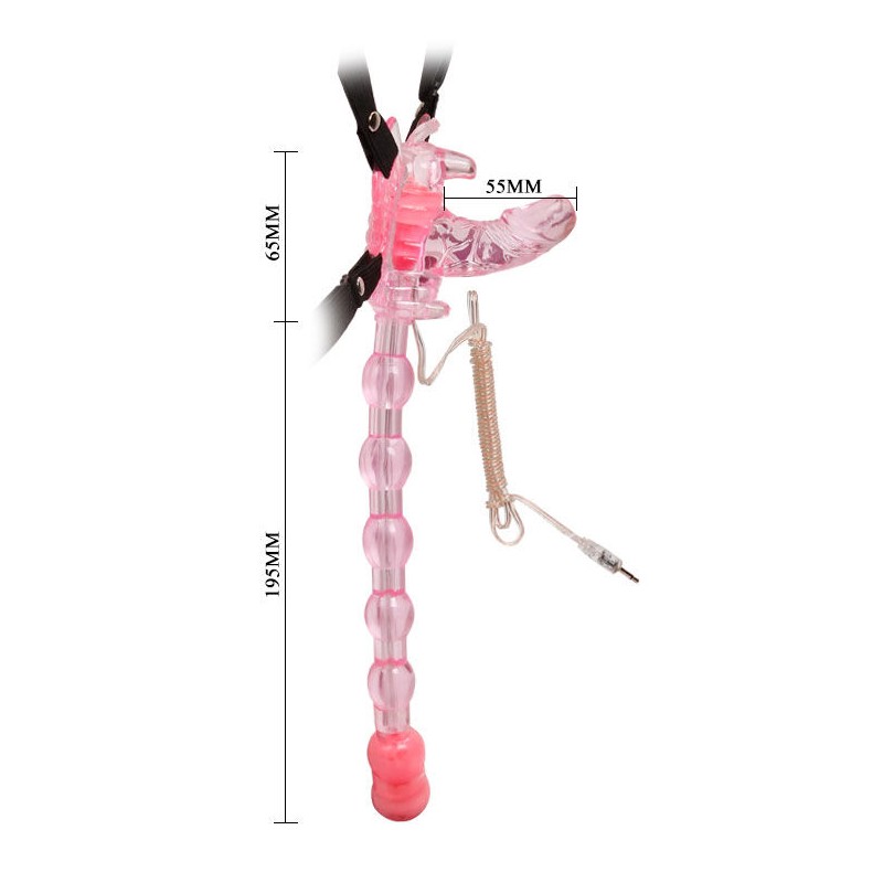 MARIPOSA ROSA TRIPLE ESTIMULACION 7 RITMOS