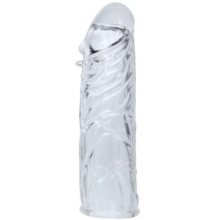 BAILE - PINK STIMULATING SILICONE PENIS COVER 13 CM