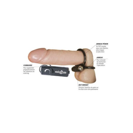 SEVEN CREATIONS - X FACTOR COCK RING C/ MANDO