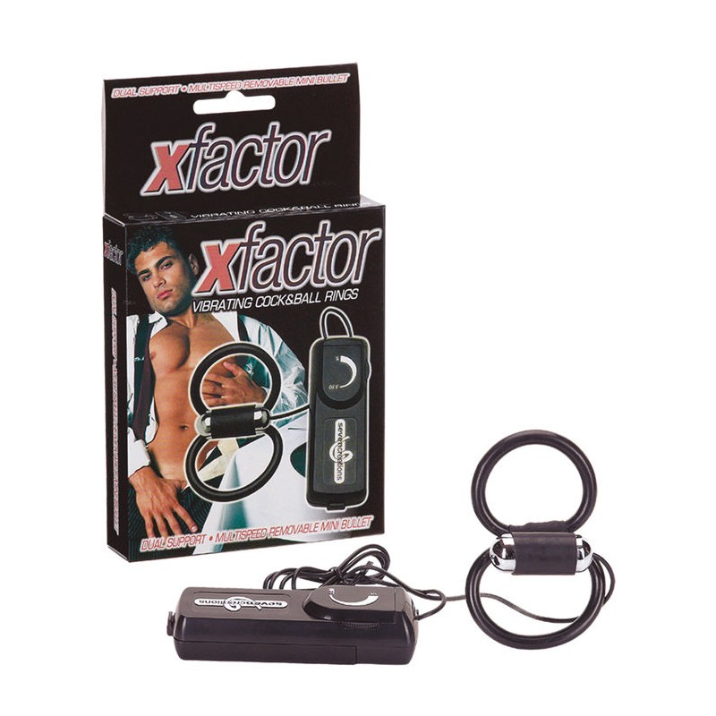 SEVEN CREATIONS - X FACTOR COCK RING C/ MANDO