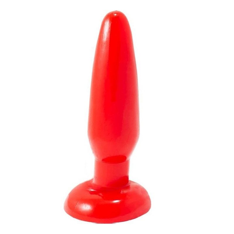 BAILE - PLUG ANAL PEQUEÑO ROJO 15  CM
