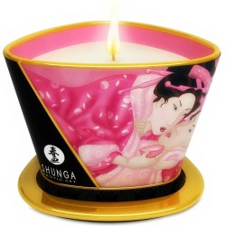 SHUNGA MINI CARESS BY CANDELIGHT VELA MASAJE ROSAS...