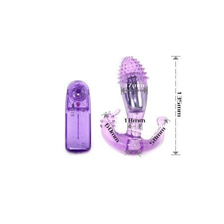 ESTIMULADOR VAGINAL Y ANAL CON VIBRACION