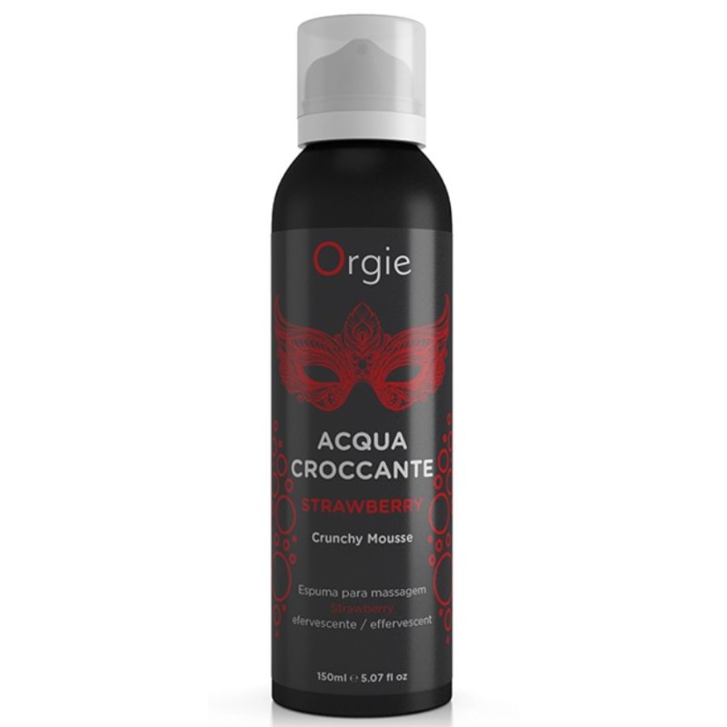 ORGIE CREMA DE MASAJE EFERVESCENTE AROMA FRESA...