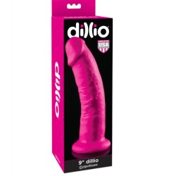 DILLIO - DILDO CON VENTOSA ROSA 22.9 CM 2