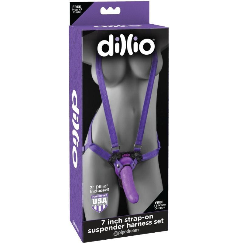 DILLIO - ARNES STRAP ON CON TIRANTES Y DILDO...