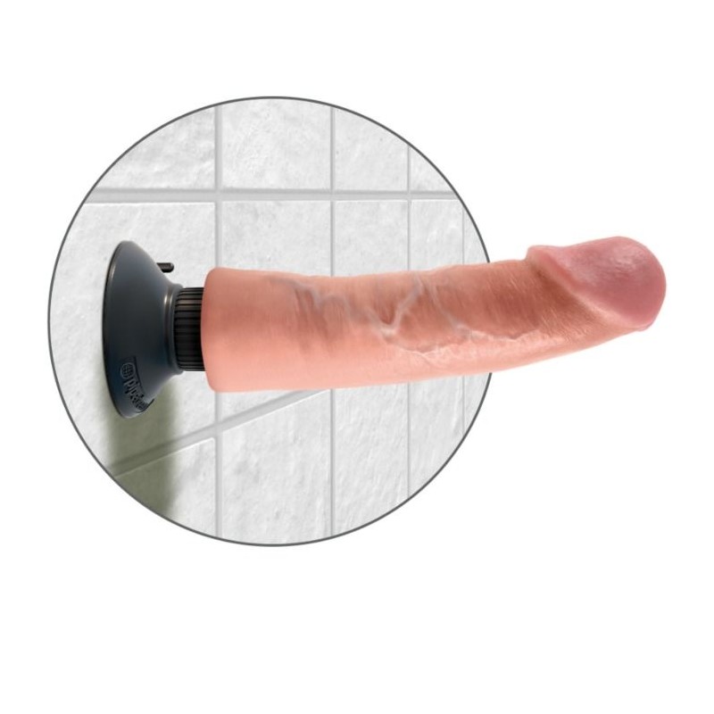 KING COCK - 23 CM VIBRATING COCK FLESH