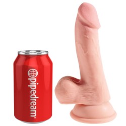 KING COCK - TRIPLE DENSITY DILDO 14 CM 2