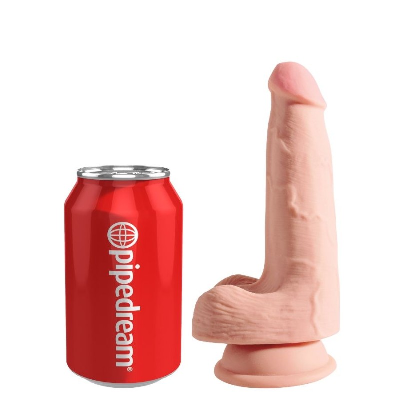 KING COCK - DILDO TRIPLE DENSIDAD 13 CM CON...
