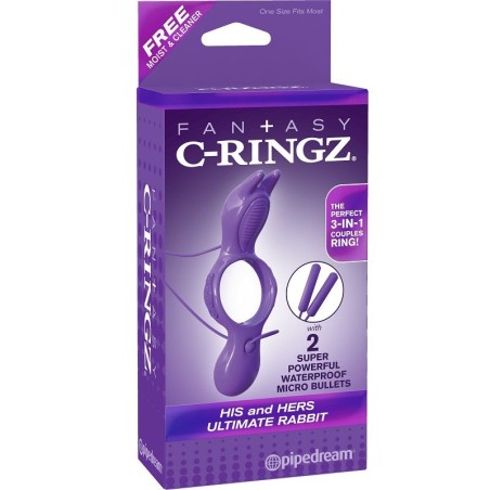 FANTASY C-RINGZ - HIS AND HERS ULTIMATE RABBIT