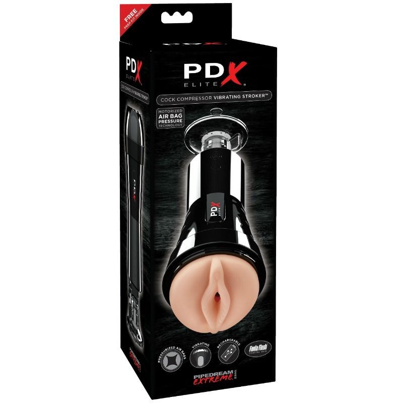 PDX ELITE - MASTURBATOR WITH VIBRATION AND...