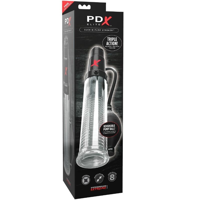 PDX ELITE BOMBA DE SUCCION MASTURBADORA CON...