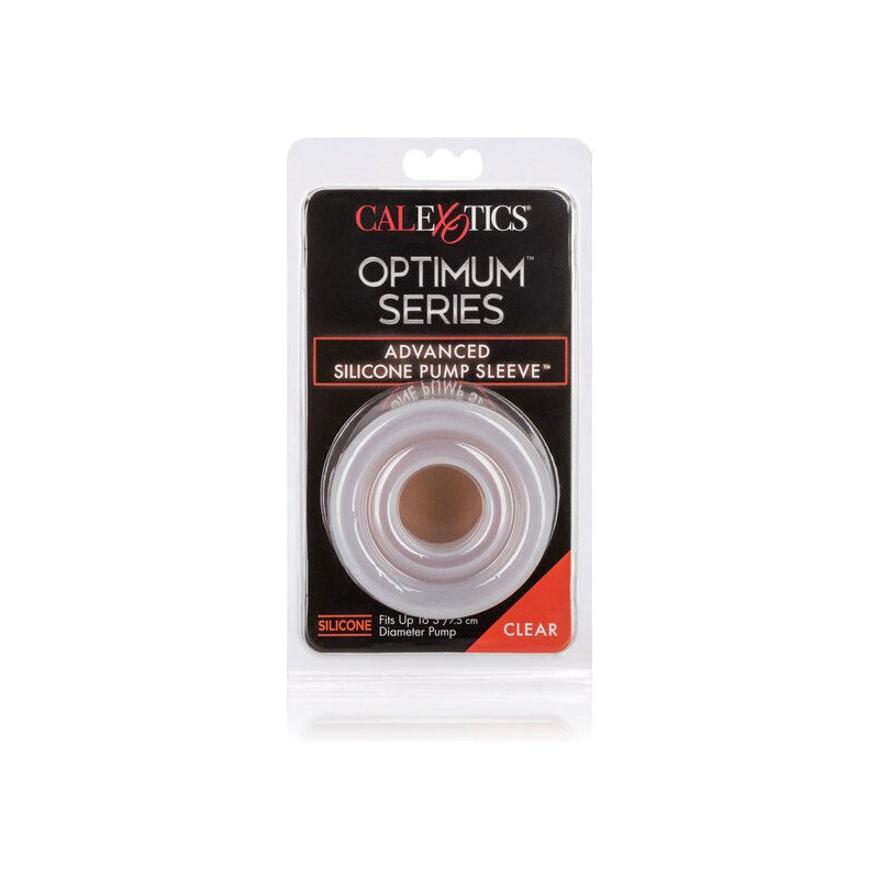 CALEXOTICS - ADV SILICONE PUMP SLEEVE TRANSPARENT