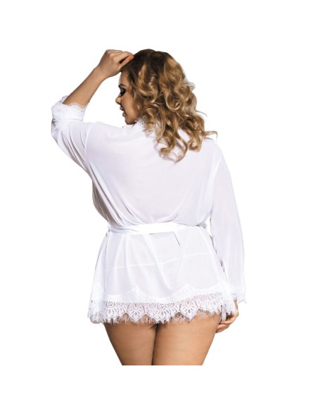 SUBBLIME - QUEEN PLUS WHITE BABYDOLL WITH FRINGE