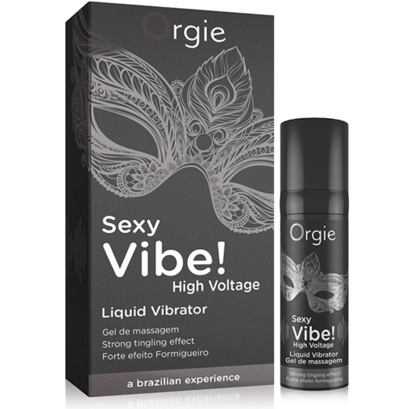 ORGIE SEXY VIBE! VIBRADOR LIQUIDO EXTRA FUERTE...
