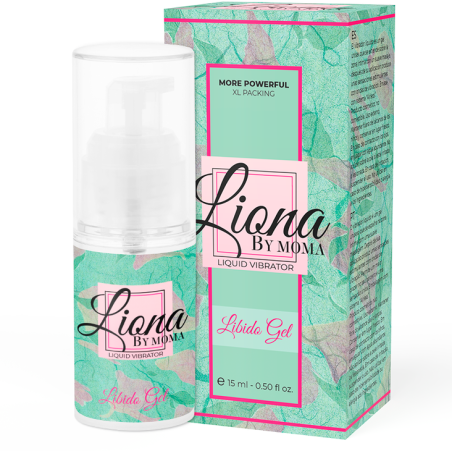 LIONA BY MOMA - VIBRADOR LIQUIDO LIBIDO GEL 15 ML